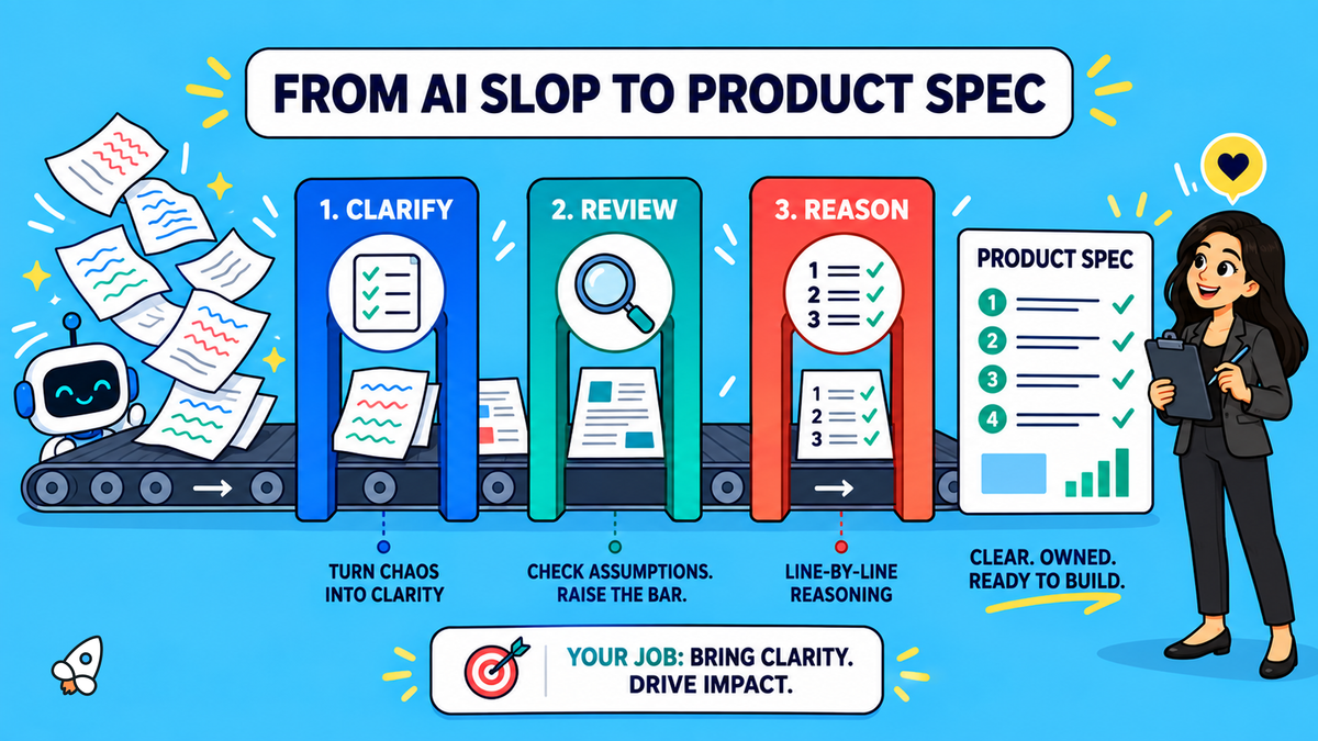 How to deal with AI slop generated by colleagues (if you're a product manager)